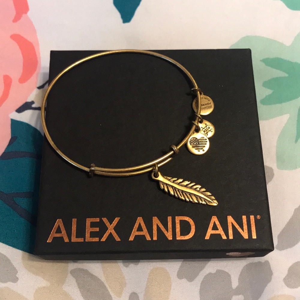 Alex and ani Feather bracelet